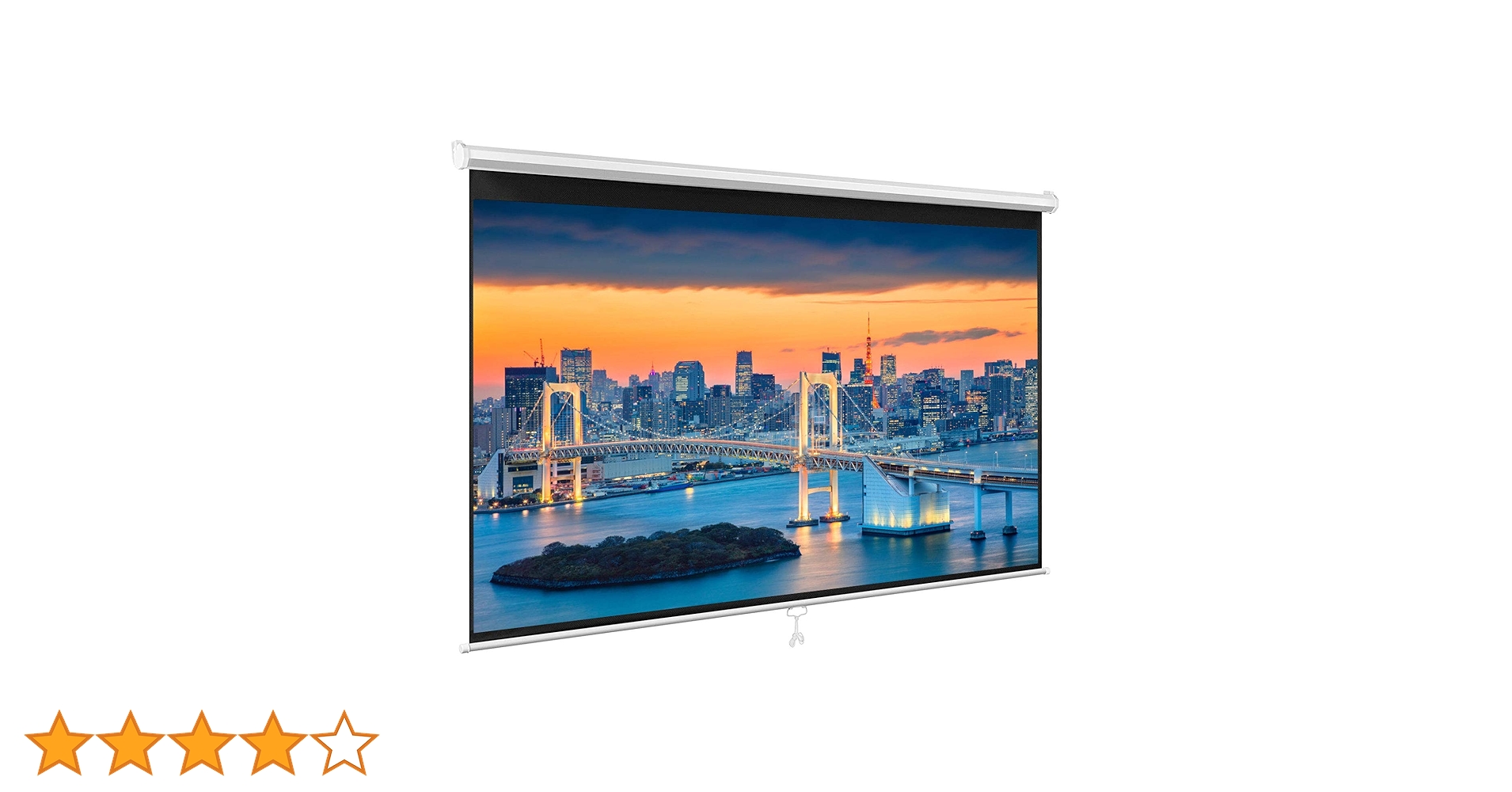 NIERBO 100インチ プロジェクタースクリーン 4K 4:3 Amazon | NIERBO-ColorfulLife 【手動吊り下げ】 プロジェクター